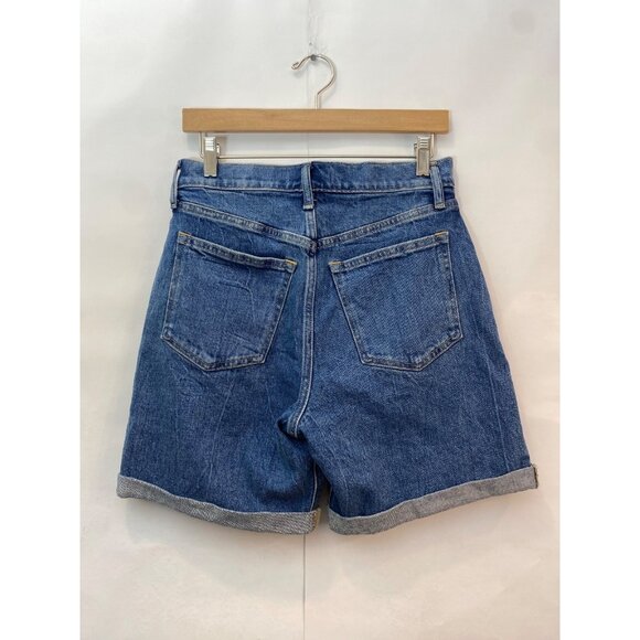 Abercrombie & Fitch Women's Pleated Short Ultra High Rise Denim Size 27 4 New - Picture 2 of 7